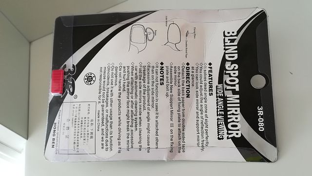 Espejo ángulo muerto para coche