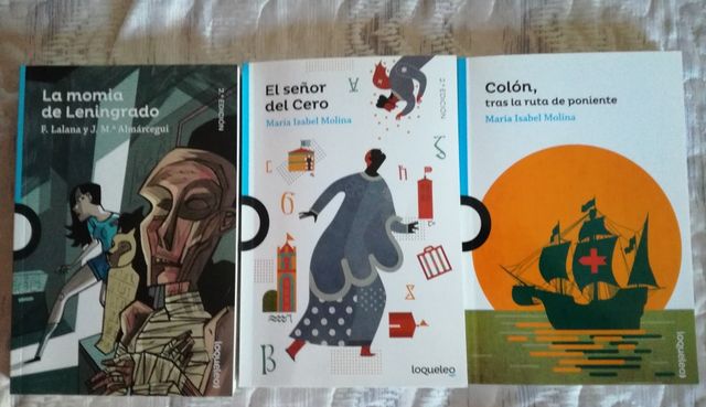 Tres libros lectura escolar