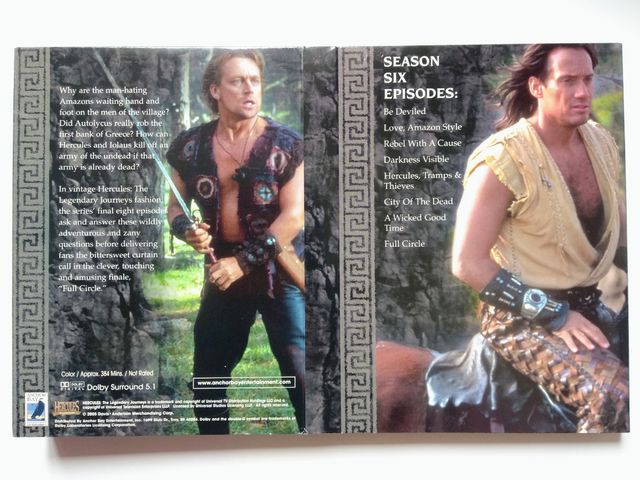 HERCULES Kevin Sorbo - DVD Season 6 
