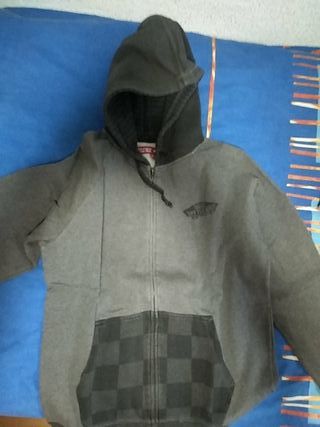 sudadera vans gris