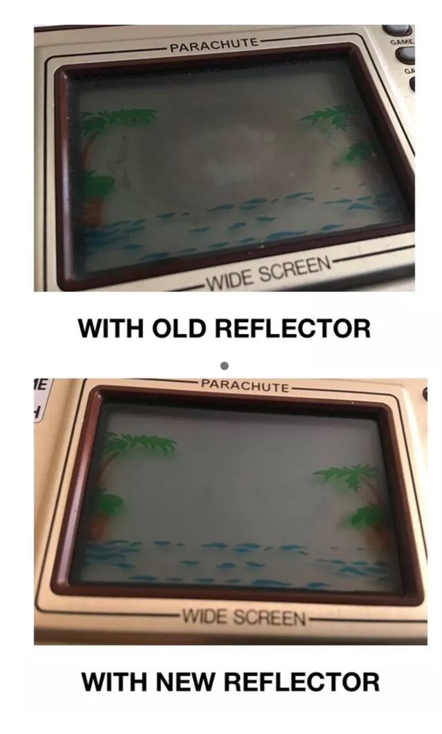 Reflectores y filtros polarizados maquinitas