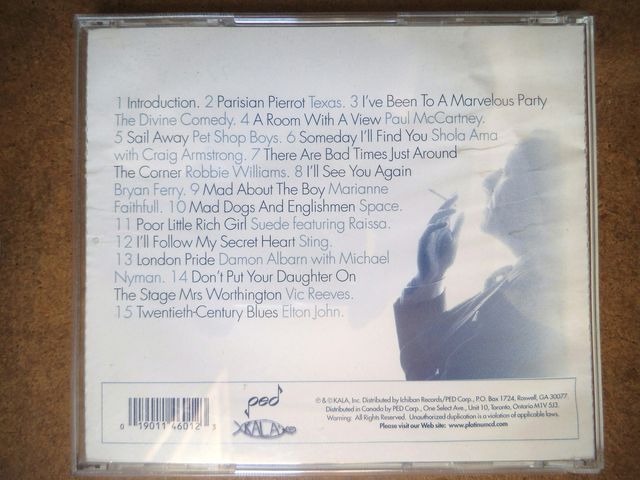 NOËL COWARD - 'The Songs Of' (Varios Artistas) CD