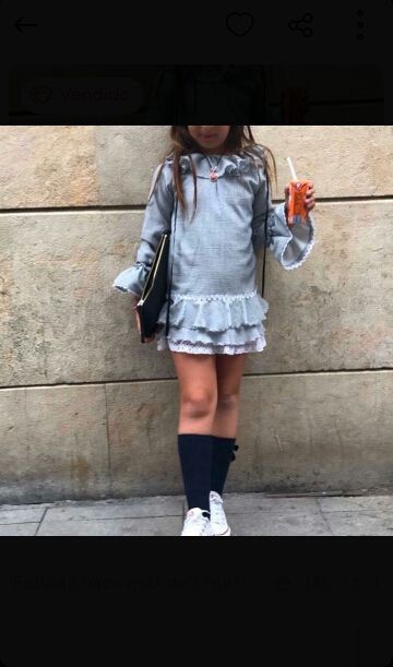 vestido niña artesanal