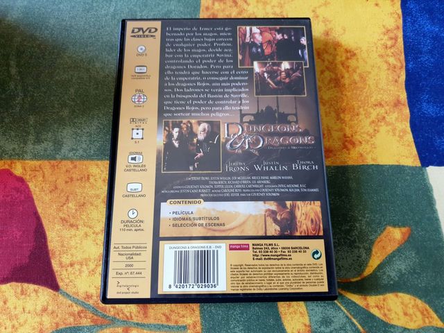 Dragones y Mazmorras (Dungeons & Dragons, DVD)