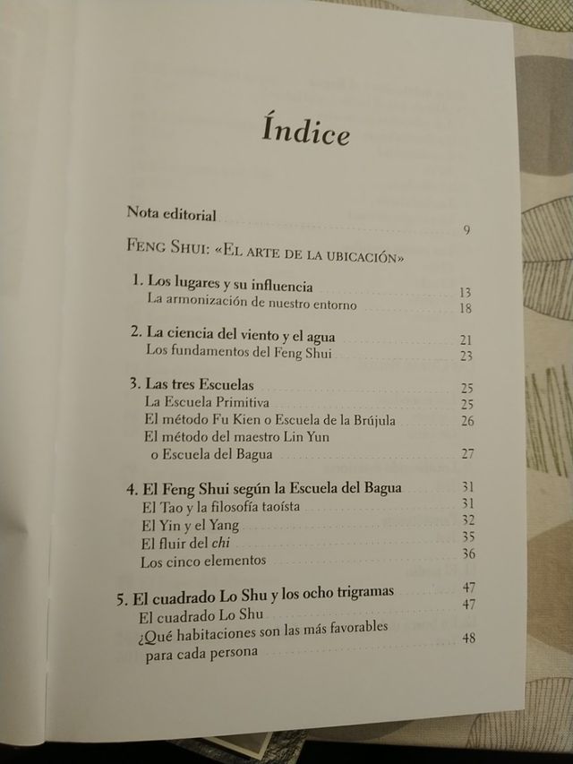 "Feng Shui en casa. Las curas Bagua"