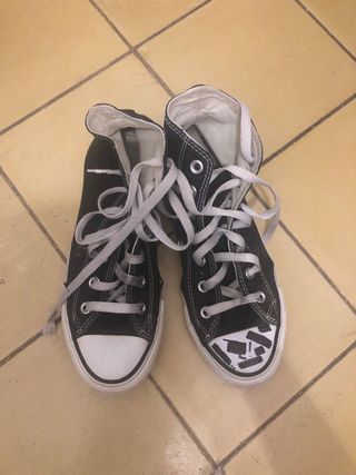 converse originales negras