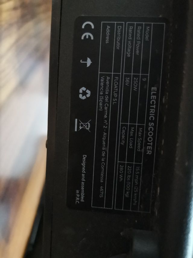 PATÍN Eléctric scooter 9