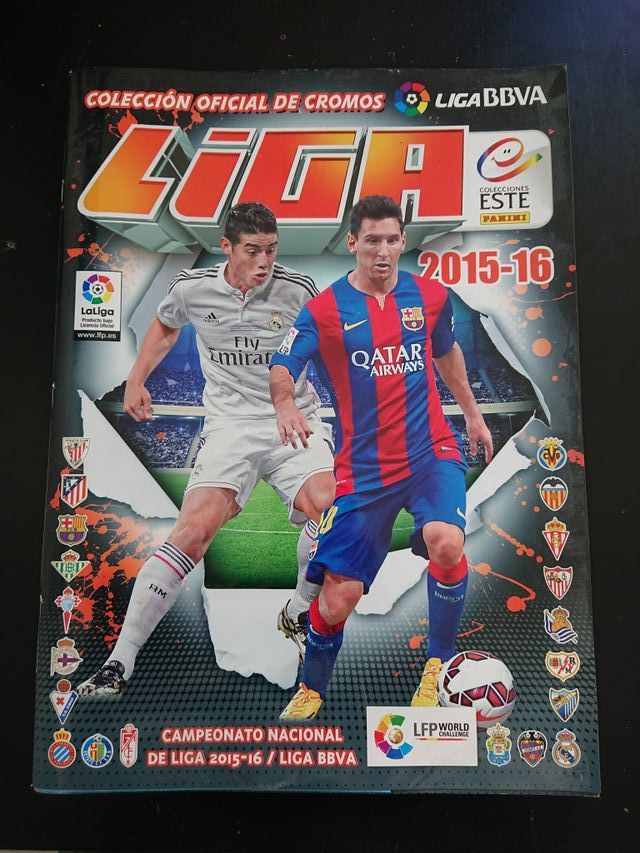 Álbum cromos LIGA 2015-2016 Panini