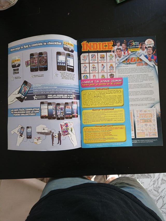 Álbum cromos LIGA 2015-2016 Panini