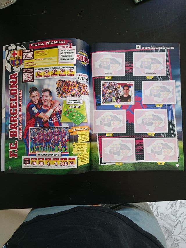 Álbum cromos LIGA 2015-2016 Panini