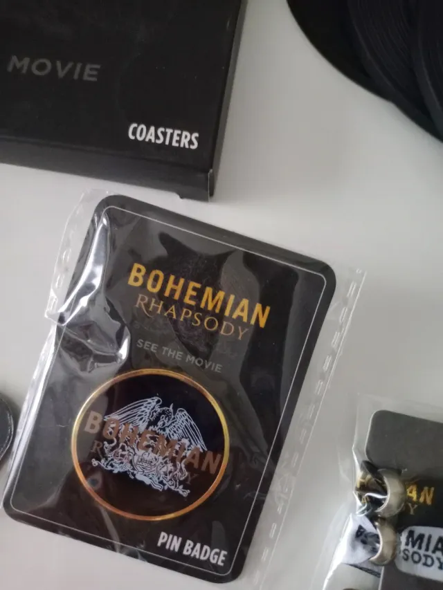 Lote merchandising oficial Bohemian Rhapsody