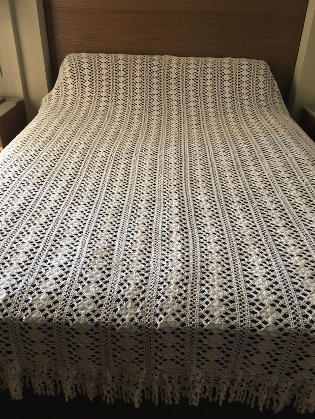 Colcha Ganchillo Artesanal 240x230