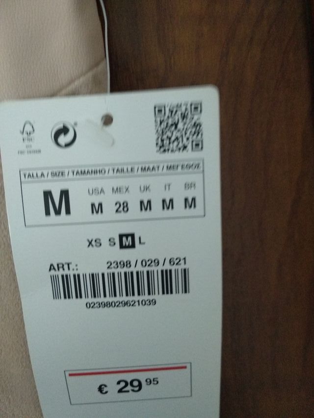 vestido Zara talla m nuevo