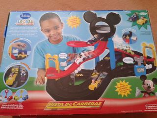 pista de coches de mickey mouse
