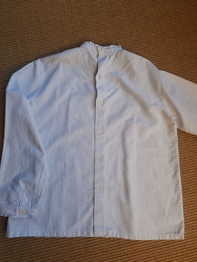 camisa rayas "el lagarto esta llorando" talla 12