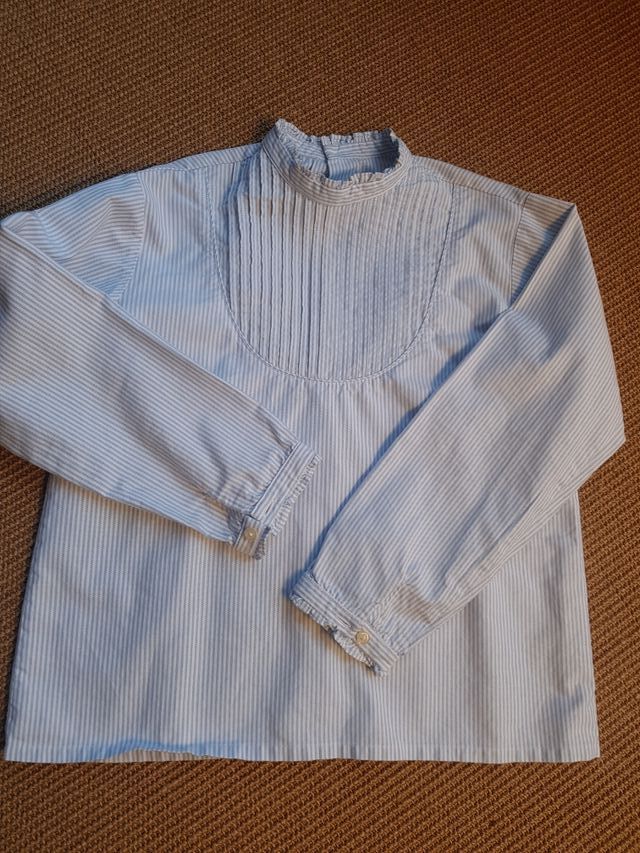 camisa rayas "el lagarto esta llorando" talla 12