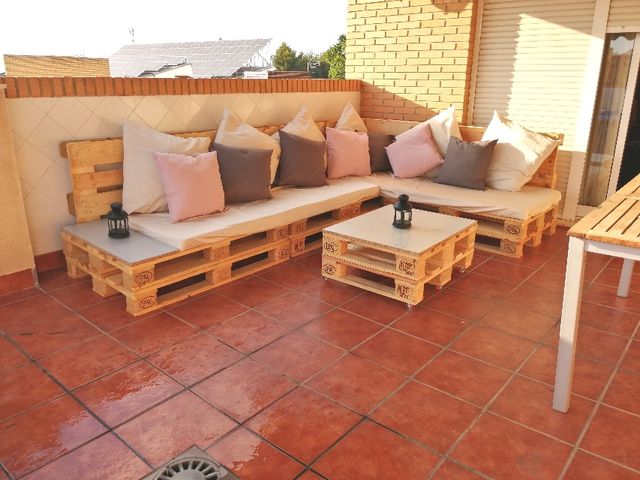 sofá con palets