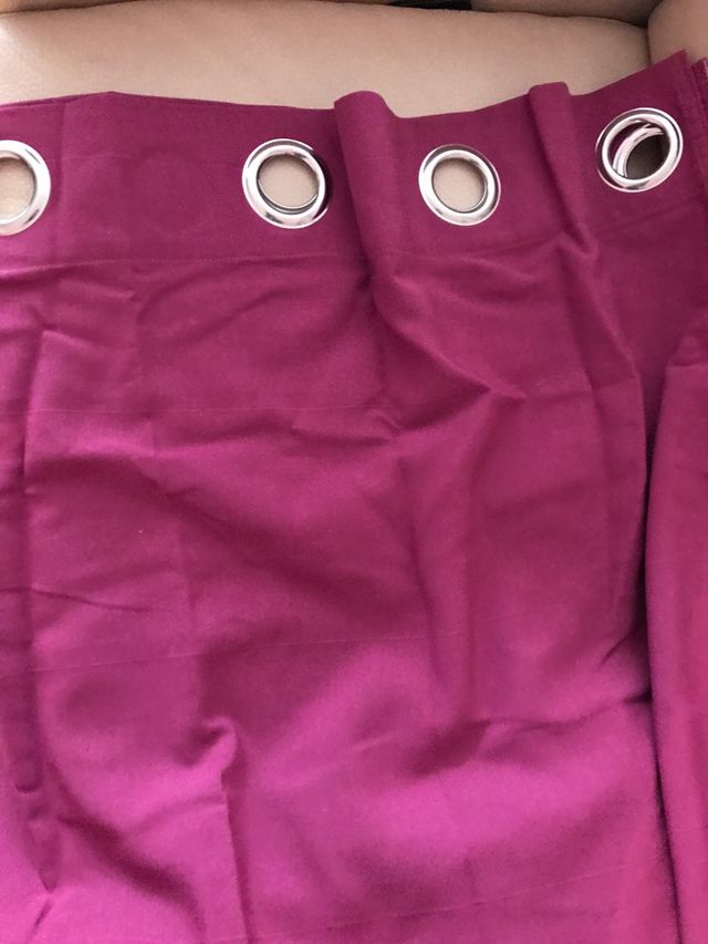 Cortina en perfectas condiciones