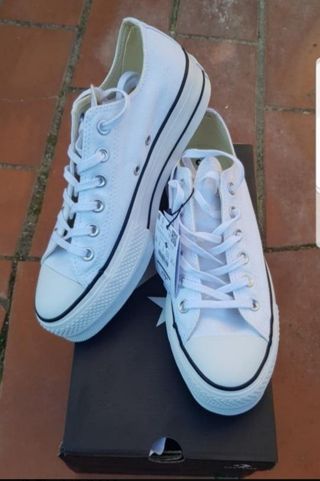 converse blancas plataforma 39 converse blancas plataforma 39