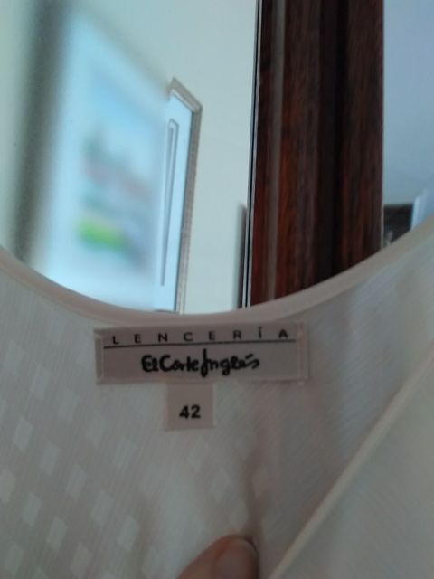 conjunto lencero talla 42 El Corte Inglés