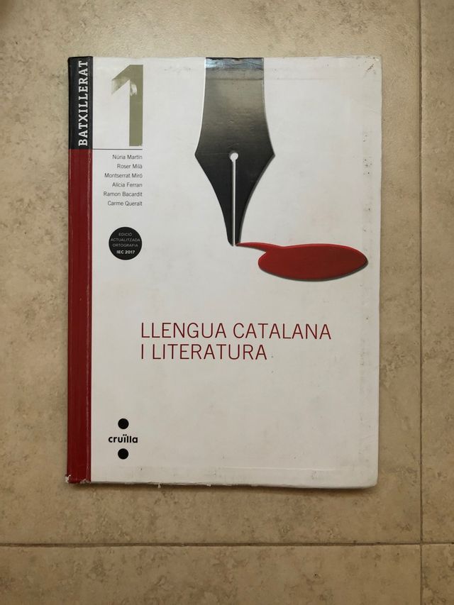 Libro de catalan 1r de bachillerato