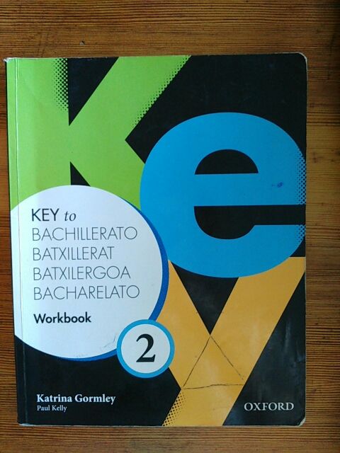 Libro de Inglés workbook key to Bachillerato