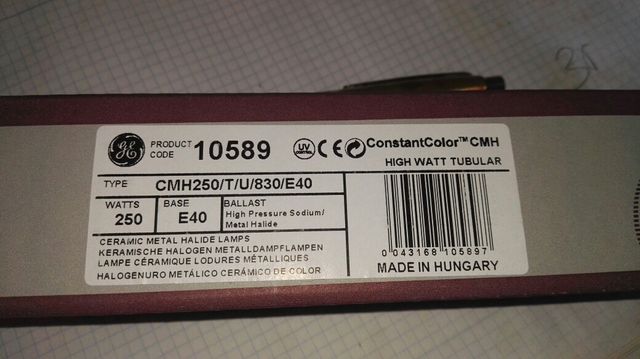 Lamparas de vapor de sodio a pres.