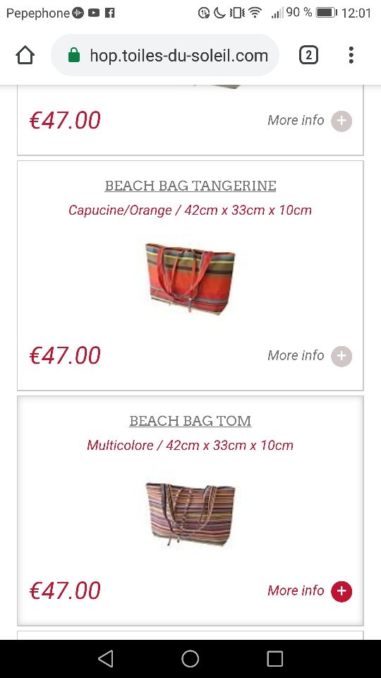 Borsa Le Toiles du Soleil