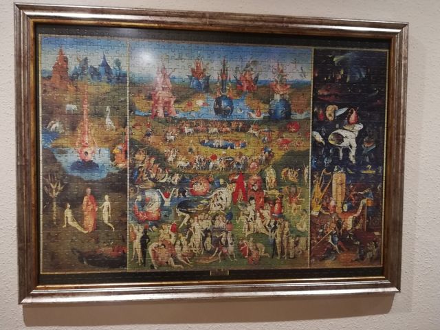 cuadro puzzle el bosco