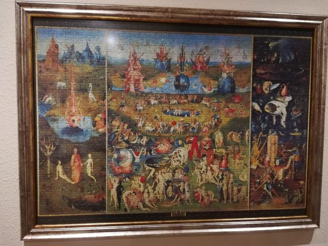 cuadro puzzle el bosco