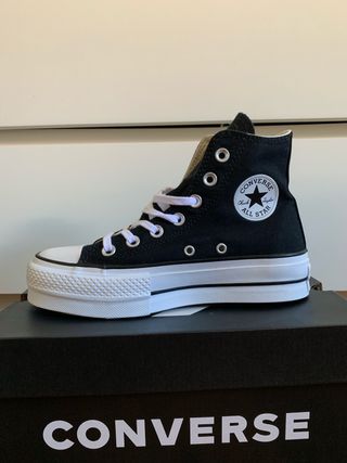 converse negras altas con plataforma converse negras altas con plataforma