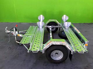 Remolque para motos transversal