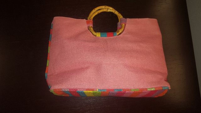 Bolso rattan y mimbre