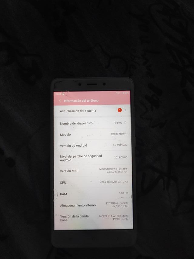 movil xiaomi redmi note 4