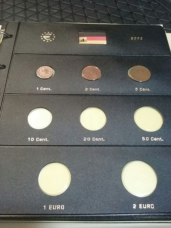 álbum monedas varias