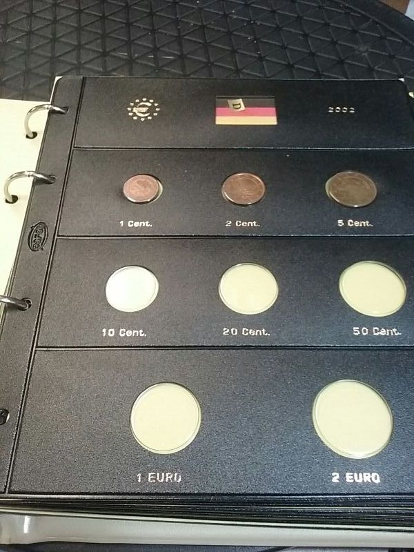 álbum monedas varias