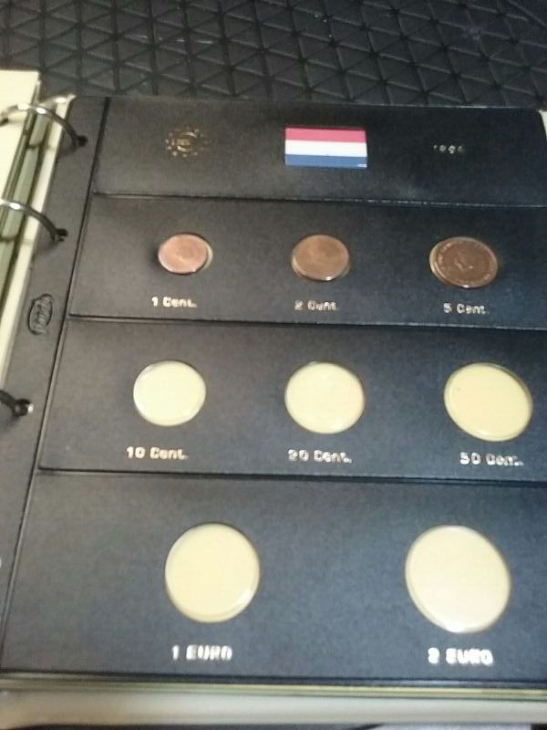 álbum monedas varias