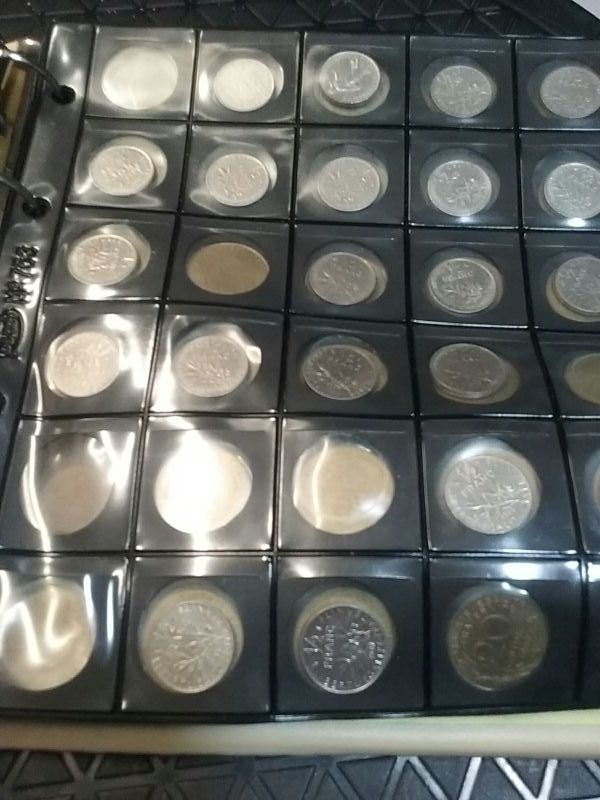 colección monedas francesas