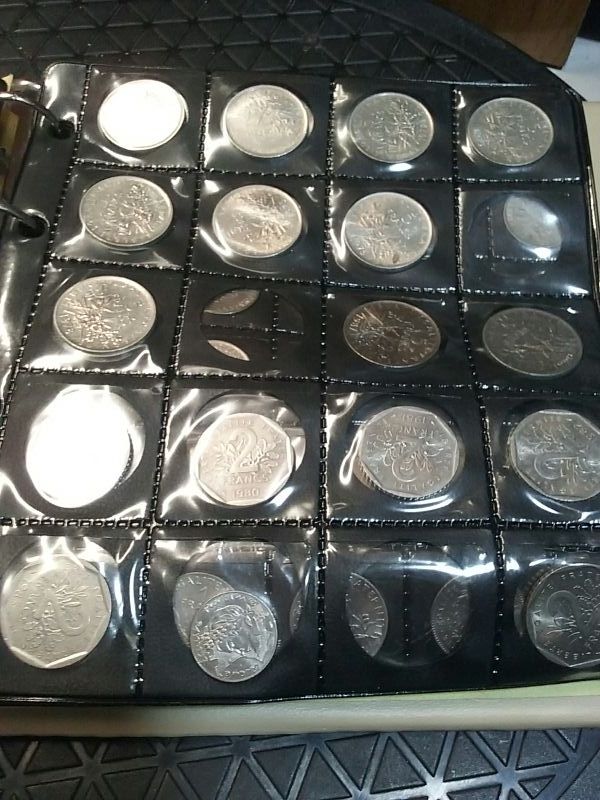 colección monedas francesas