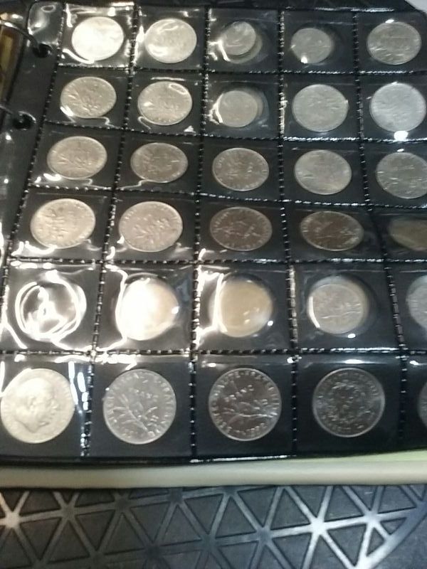 colección monedas francesas