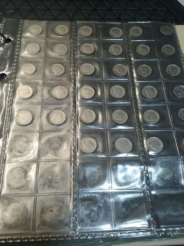 monedas varias álbum 