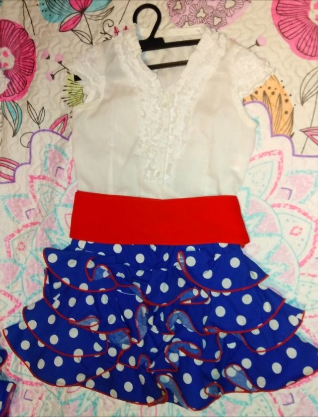 traje de flamenca de niña