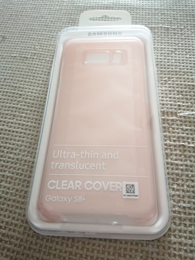 COVER TRASPARENTE PER SAMSUNG GALAXY S8 PLUS, rosa