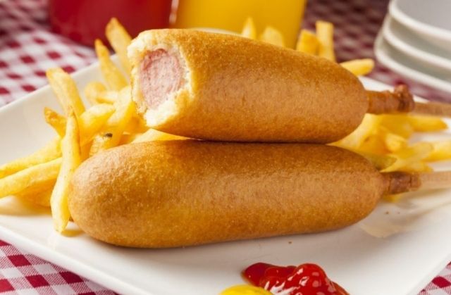 máquina corn dogs