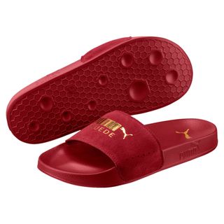 puma suede chanclas
