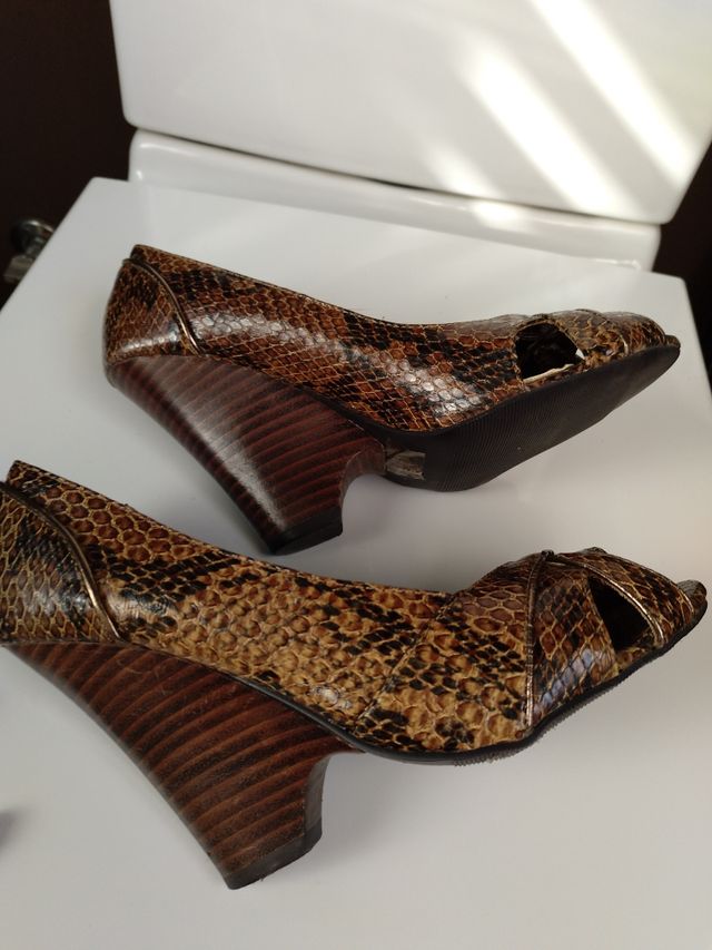 Zapatos print animal