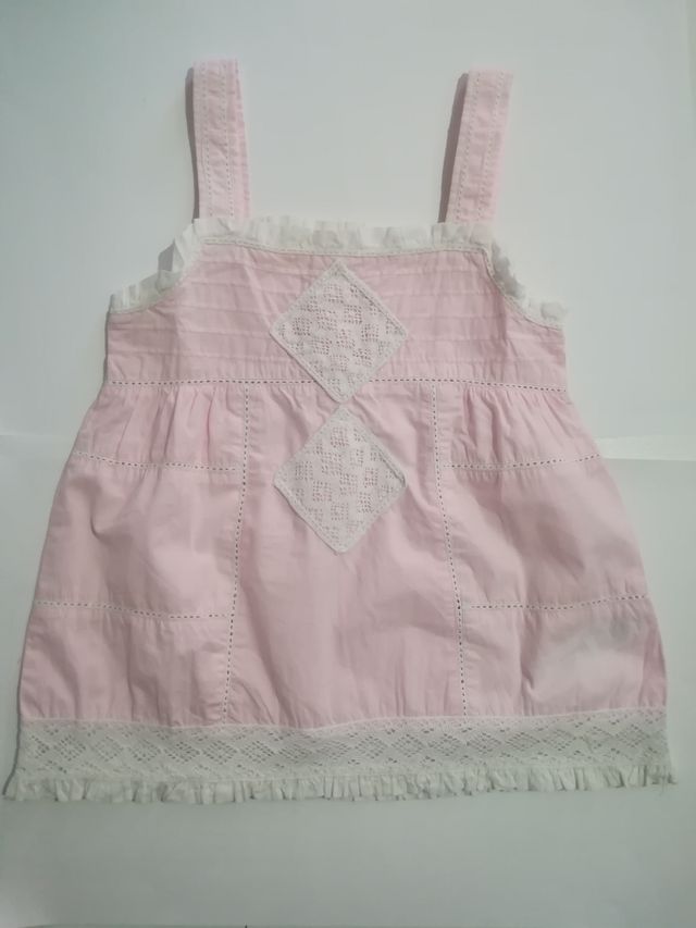 Camisa tirantes verano niña, talla 6 años. Nueva.