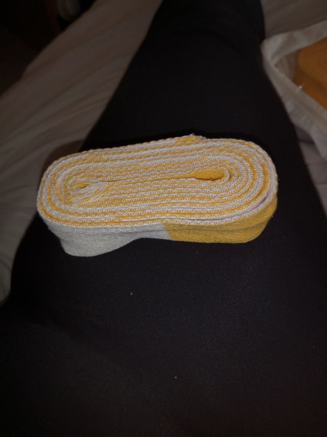 cinturón judo blanco/amarillo