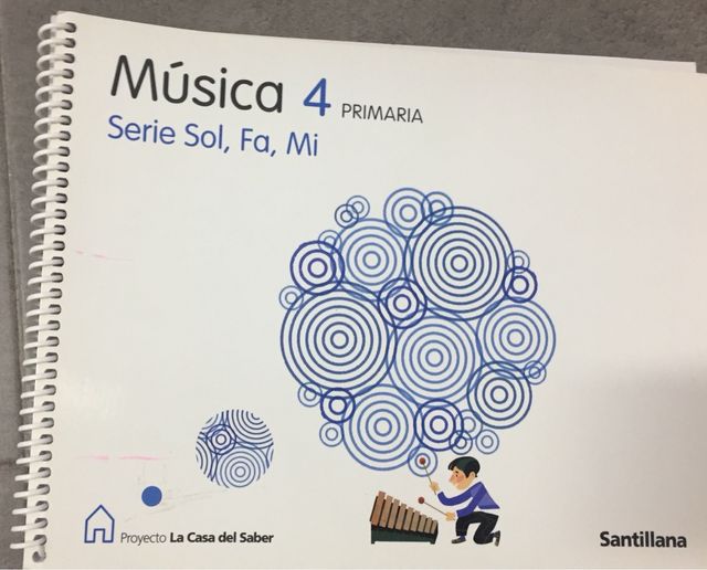 Libro de texto Musica 4 primaria