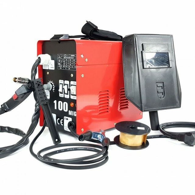 Soldador hilo continuo MIG 100 sin gas ventilada